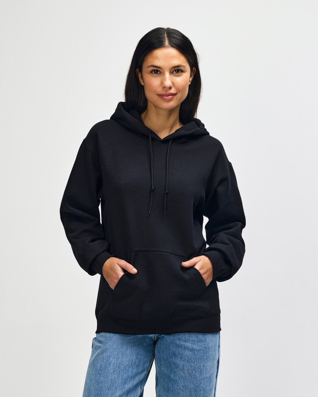 Biała bluza ze sznurkami 280GSM