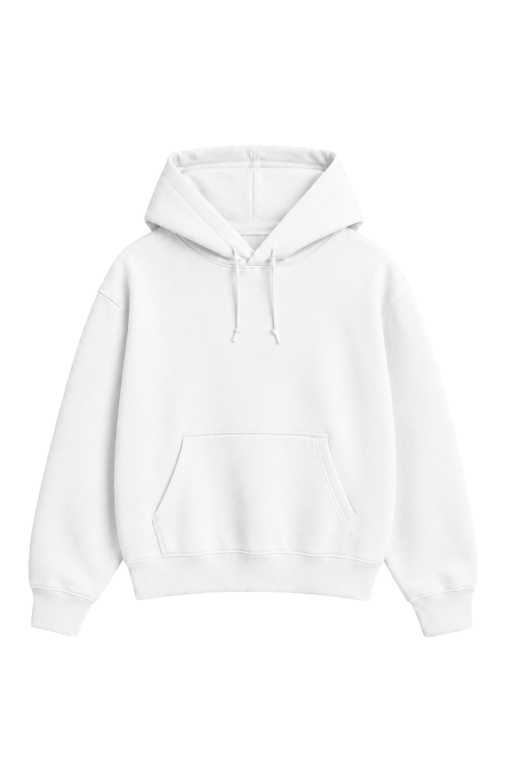 Biała bluza ze sznurkami 280GSM