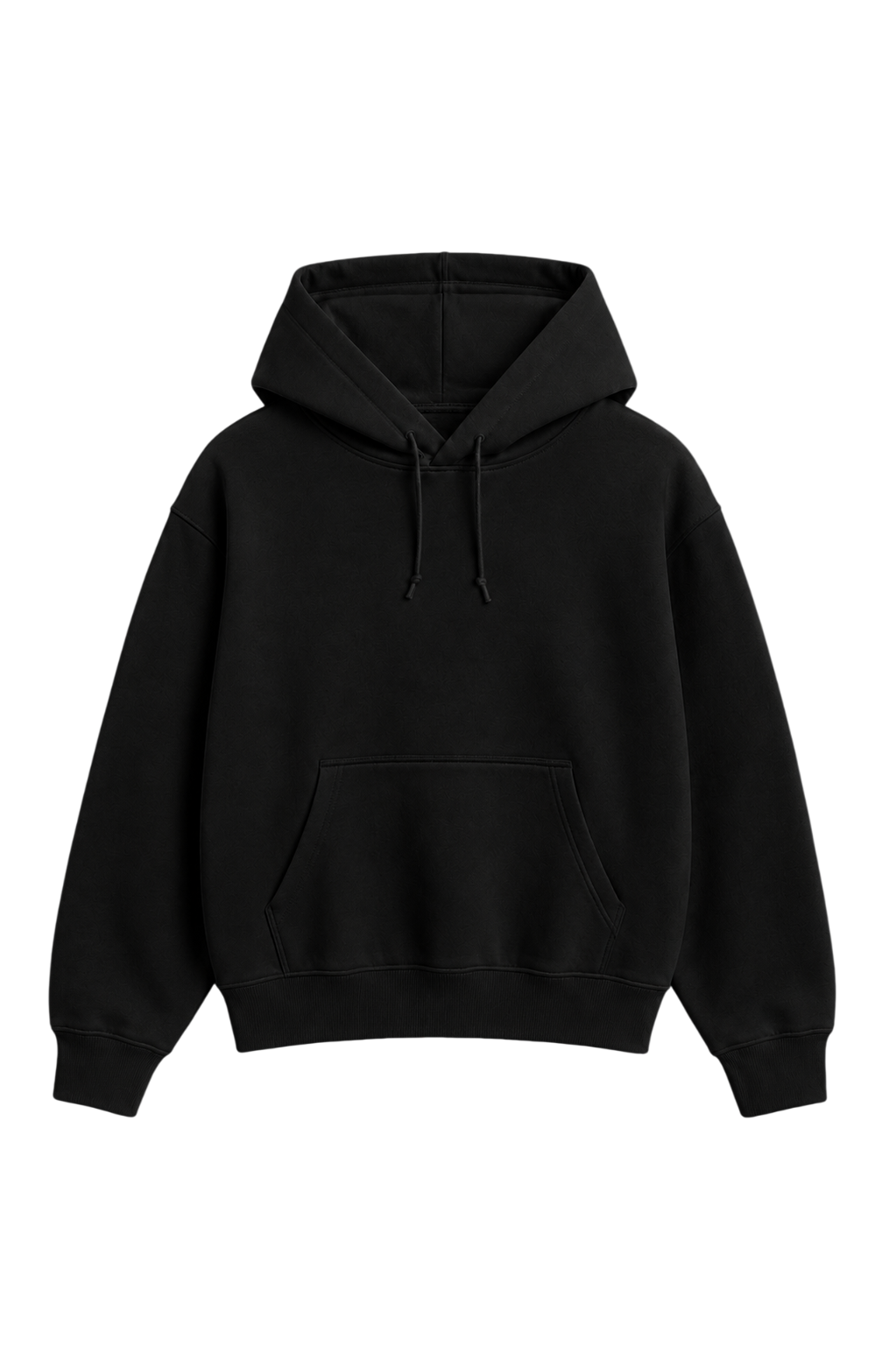 Czarna bluza ze sznurkami 280GSM