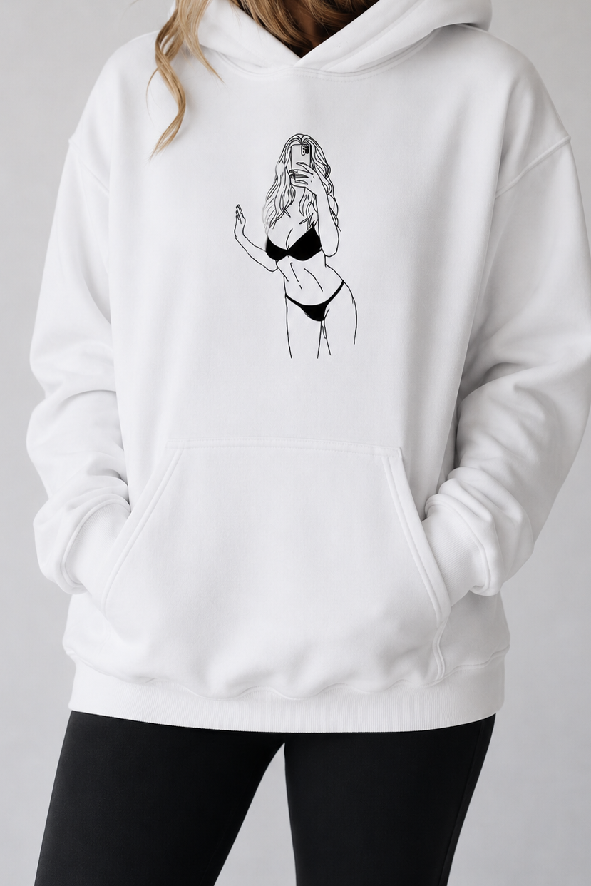 Bluza z spicy obrysem dla par 350GSM